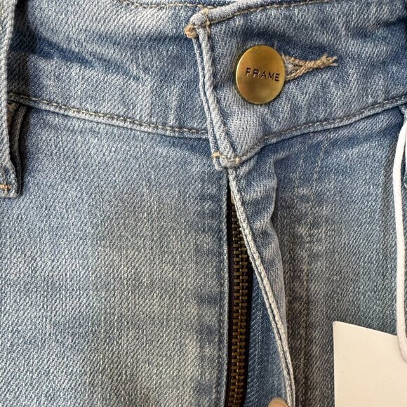 NWT FRAME Le Palazzo Jeans Wide Leg Flare in Blue Spring Denim 29 - Picture 5 of 16